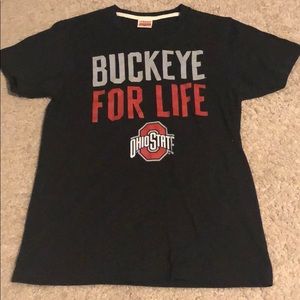 HOMAGE women’s small Buckeye For Life Tee